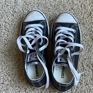 Patten Leather Converse Shoes